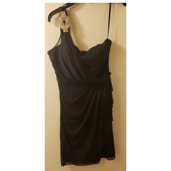 Formal/Cocktail Dress- Navy Blue- Worn once - Picture 1 of 3
